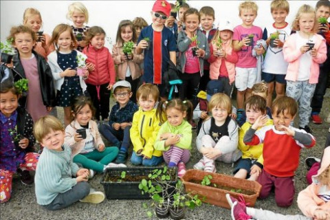 CARNAC - École Saint-Michel. Le cycle de la vie en breton