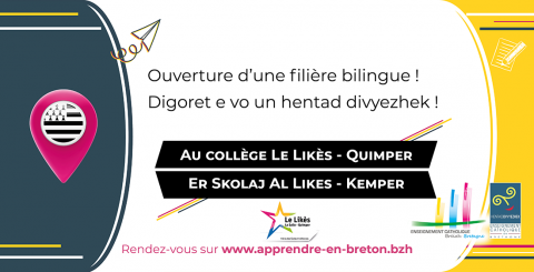 QUIMPER - Ouverture de la filière bilingue au collège Le Likès