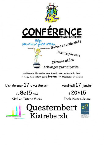 [ANNULE] QUESTEMBERT - Conférence sur le bilinguisme