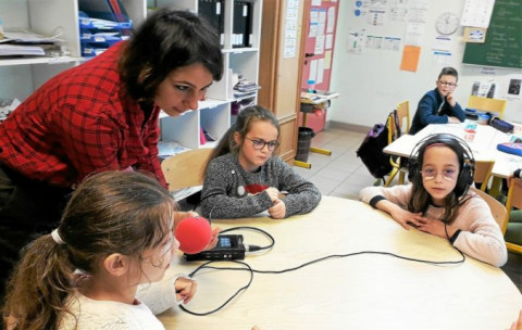 LOCMARIA-PLOUZANE - Saint-Joseph : les élèves à la radio