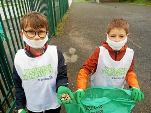 PLOUGASTEL-DAOULAS - À l’école Saint-Pierre, les élèves de CM1 nettoient la nature