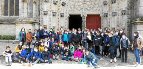 SAINT-RENAN - Sortie pédagogique à Quimper pour la filière bilingue breton de Saint-Stanislas