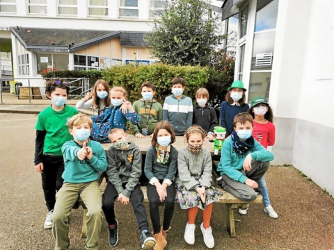 LANDIVISIAU - Les classes bilingues ont fêté la Saint-Patrick à l’école Notre-Dame des Victoires