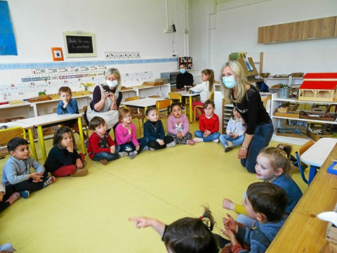 HENNEBONT - trois classes de maternelle et primaire découvrent l’allemand à l’école Saint-Gilles