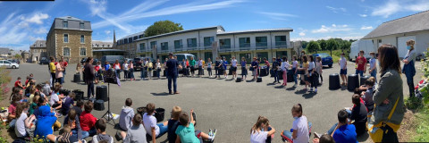 LANNION - Dernière séance de la Klas Deskiñ à l'école Jeanne d'Arc