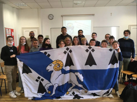 QUIMPER - Au collège Le Likès, des basketteurs sensibilisés à la langue bretonne