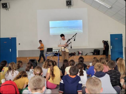 CARNAC - Le collège Saint-Michel offre un enseignement en musique bretonne