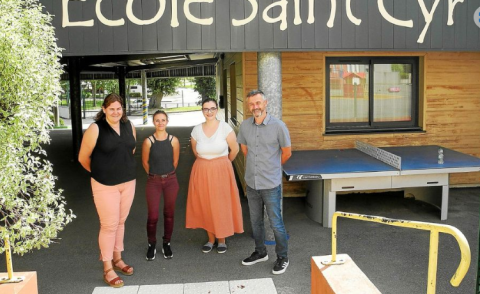 Moréac (56) - École Saint-Cyr Sainte julitte, 221 élèves ont fait leur rentrée 